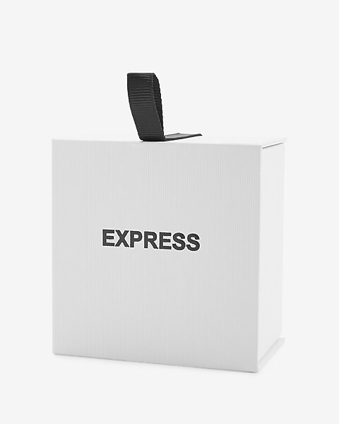 Demi-Fine 14K Gold Rhinestone Horn Huggie Hoop Earrings | Express