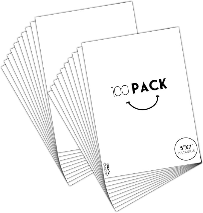 Golden State Art, Pack of 100 5x7 Backing Board | Amazon (US)