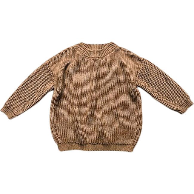 The Chunky Sweater, Caramel | Maisonette