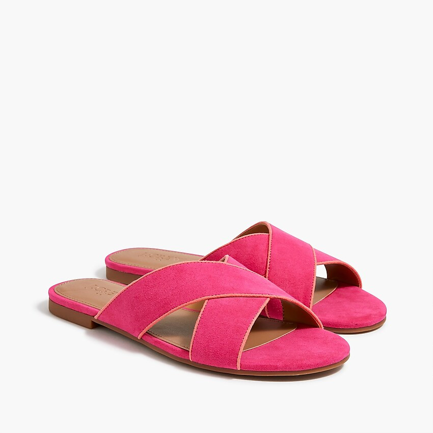 Criss cross slide sandals | J.Crew Factory