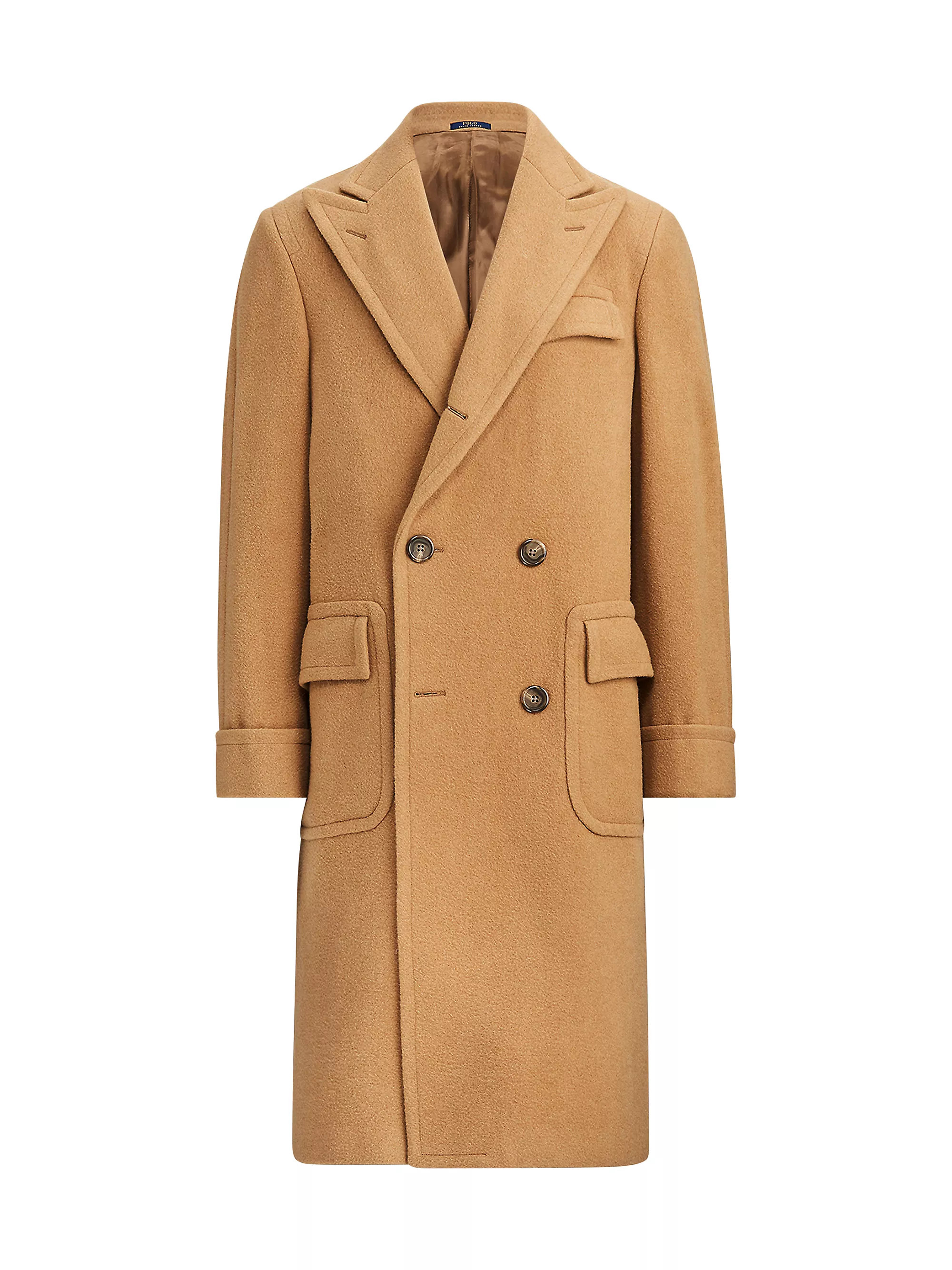 The Polo Camel Hair Double-Breasted Coat | Saks Fifth Avenue