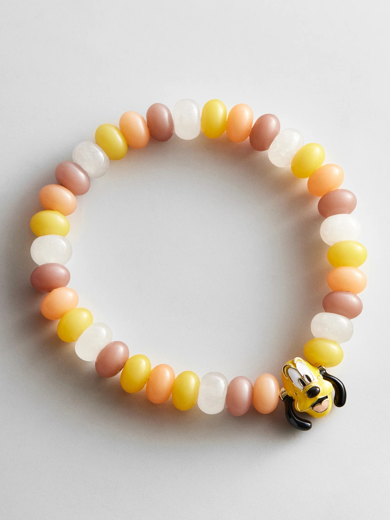 Disney Pluto Beaded Charm Bracelet - Pluto | BaubleBar