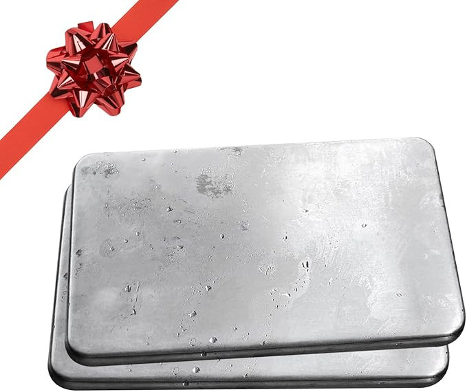 Outset Stainless Steel Ice Packs, Set of 2 Travel Ice Packs, 7” x 4.75” x 0.5” | Amazon (US)