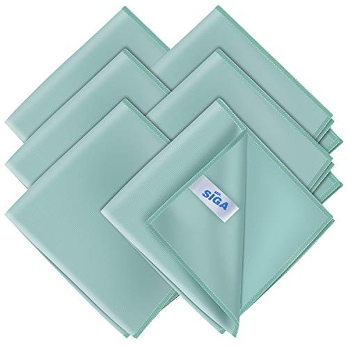 MR.SIGA Ultra Fine Microfiber Cloths for Glass, Pack of 6, 35 x 40 cm 13.7" x 15.7" | Amazon (US)