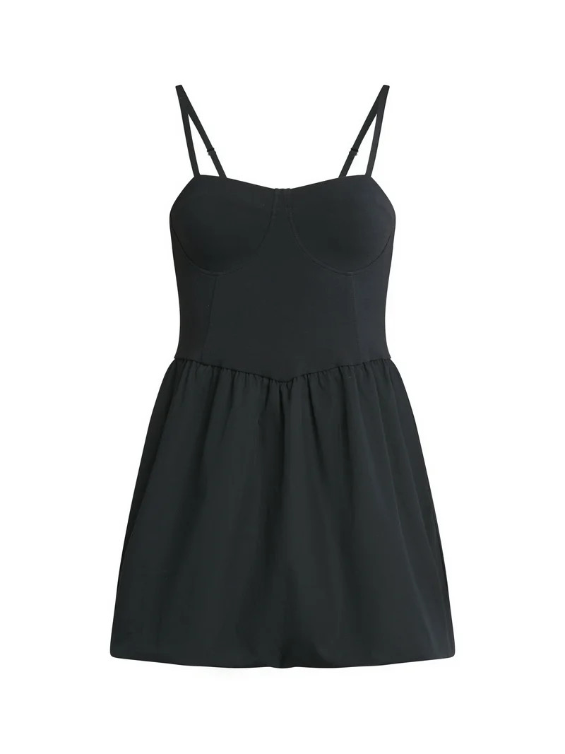 Madden NYC Corset Bubble Mini Dress, Womens | Walmart (US)