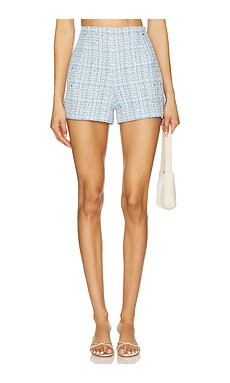 Generation Love Danny Tweed Shorts in Sky Blue Multi from Revolve.com | Revolve Clothing (Global)