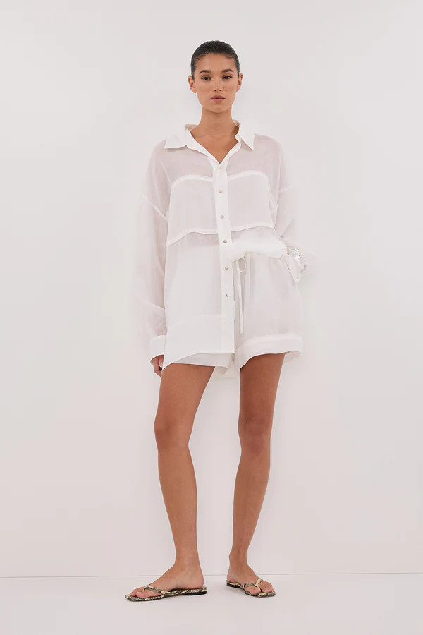 KAI WHITE RAMIE SHORT | DISSH