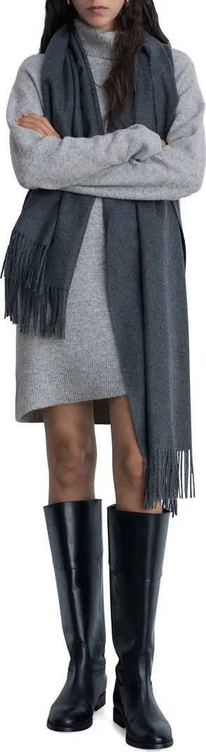 MANGO Taldote Long Sleeve Turtleneck Sweater Dress | Nordstrom | Nordstrom