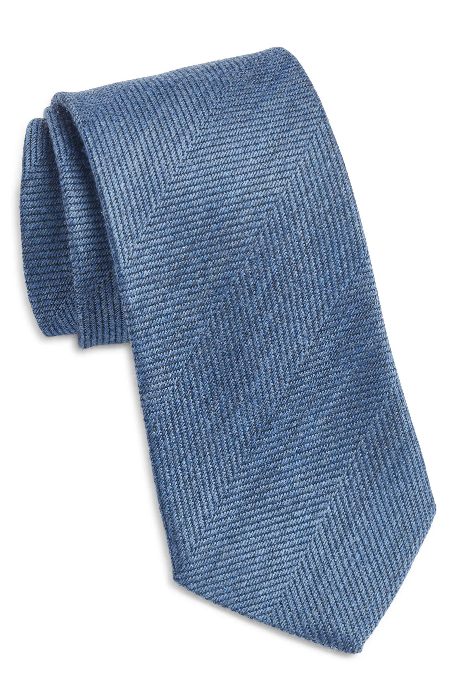 Jack Victor Solid Cotton, Wool & Silk Tie | Nordstrom | Nordstrom