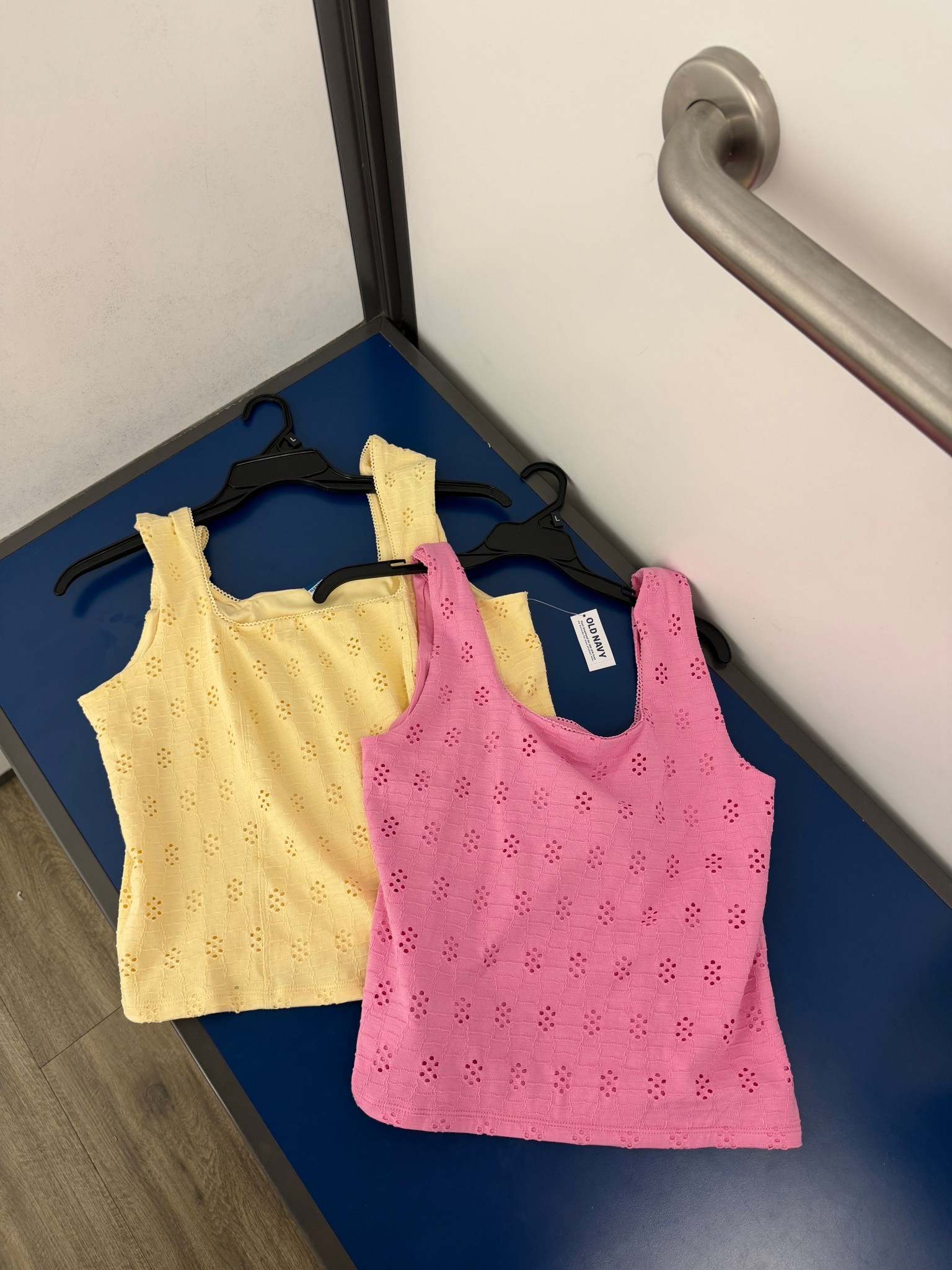 Old Navy Eyelet Tops 🌼🌸 

These seamed-bodice eyelet tank tops are beautiful! They have a flattering square neckline & looped lace trim. Comes in 4 gorgeous colors!  

#oldnavy #oldnavyfinds 

#LTKSaleAlert #LTKmomlife #LTKBeauty