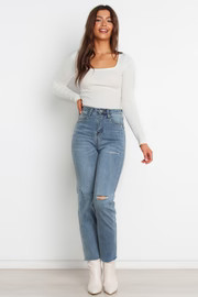 Kora Jeans - Mid Blue Wash | Petal & Pup (US)