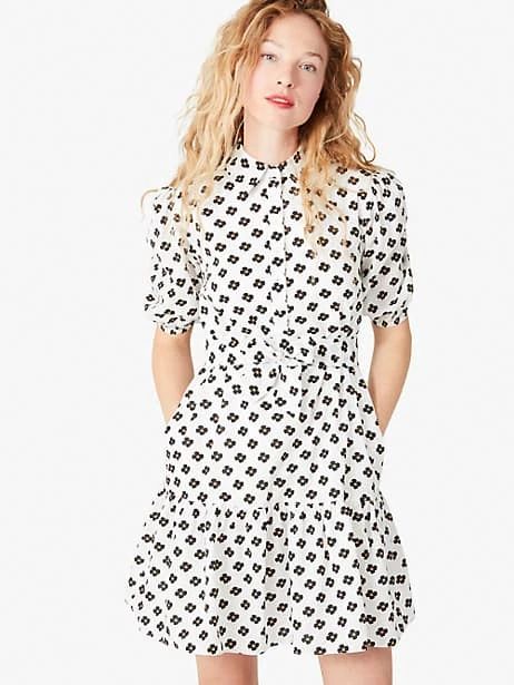 block floral textured shirtdress | Kate Spade (US)