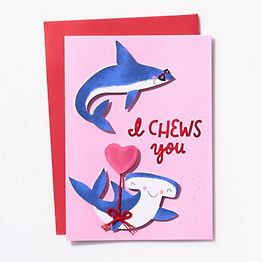 I Chews You Valentine Card | Paper Source | Paper Source