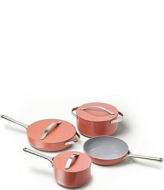 Caraway Ceramic-Coated Cookware 12-Piece Set - Perracotta | Dillard's