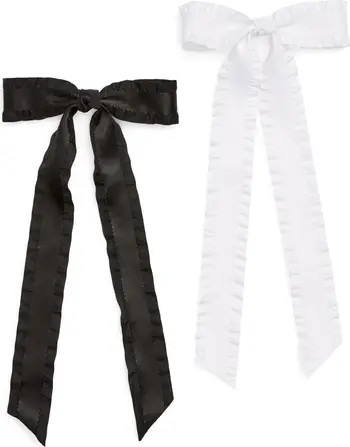 Tasha Assorted 2-Pack Lace Bow Barrettes | Nordstrom | Nordstrom