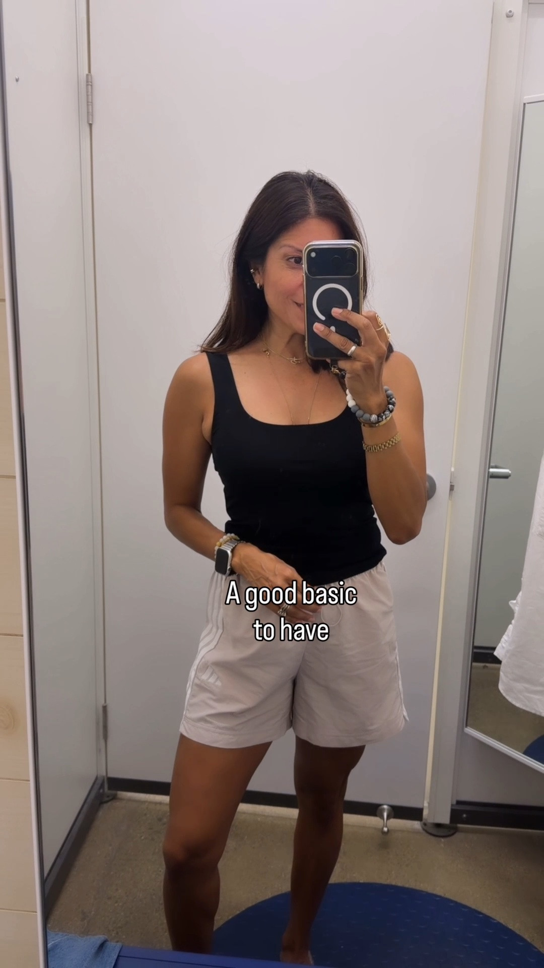 This double is really good! Wear alone or layer under a blazer. 

Wearing xs good stretch 
Old Navy 

Grab a couple colors 
Summer outfit over 50

#LTKOver40 #LTKSeasonal #LTKPetite