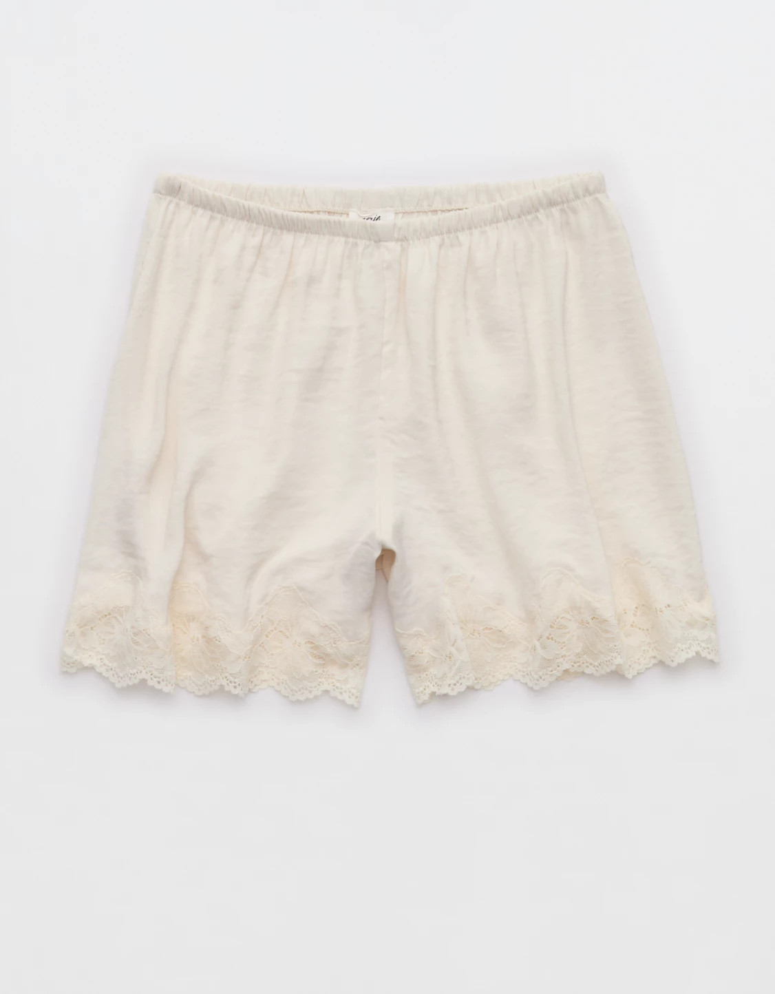 Aerie Night Out Satin Lace Boxer | Aerie