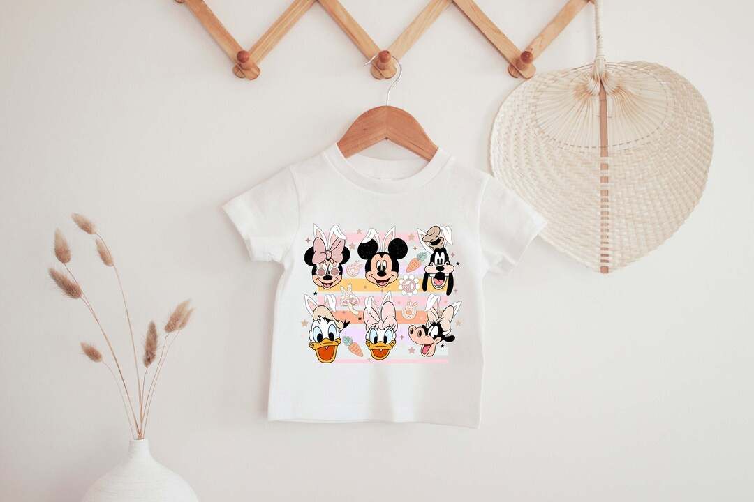 Toddler Easter, Retro Mickey and Friends T-Shirts, Easter Shirt, Easter Bunny Shirt, Disney Shirt... | Etsy (US)