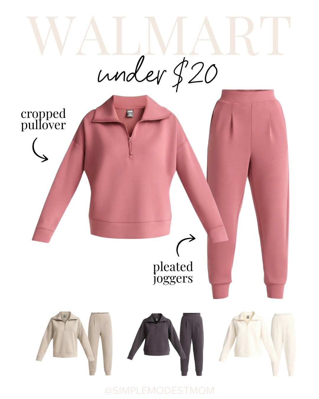 love this scuba set from walmart for under $20 each… cropped pullover + pleated joggers = the cutest set!

#LTKStyleTip #LTKFindsUnder50 #LTKSeasonal