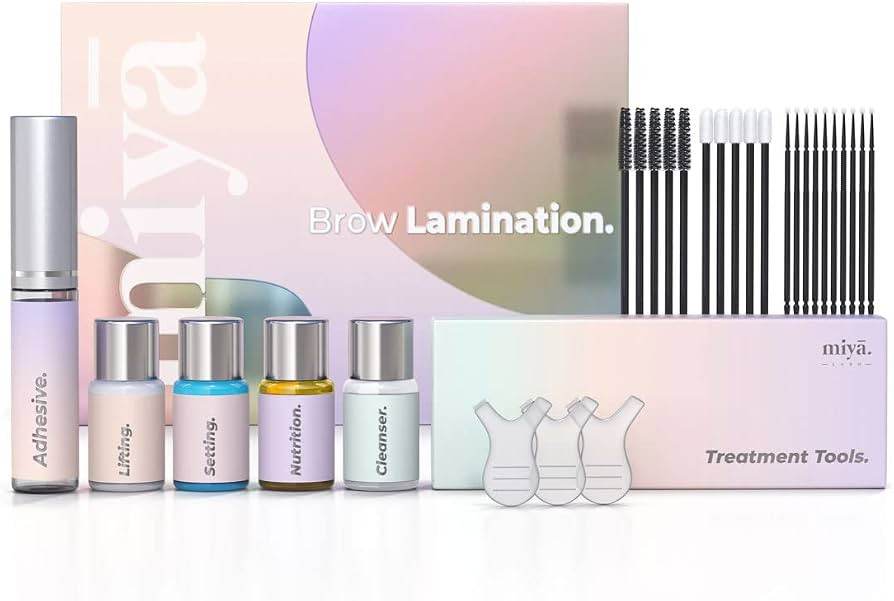 Brow Lamination Kit | MIYA LASH | Professional Eyebrow Lamination with Keratin | DIY Eye Brow Lif... | Amazon (US)