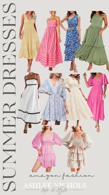 Amazon summer dresses!! Loving these dresses for the summer - they’re all so cute and these colors!!

Amazon summer dresses, amazon fashion, amazon style, amazon vacation style, amazon womens dress, long dress, midi dress

#LTKstyletip #LTKfindsunder100 #LTKfindsunder50