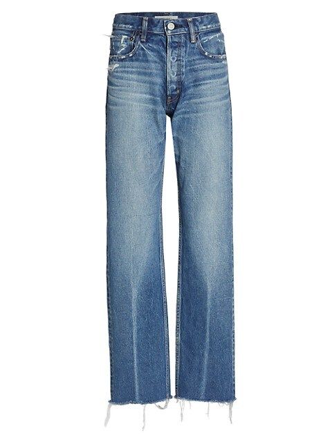 Ashleys Straight Wide-Leg Jeans | Saks Fifth Avenue
