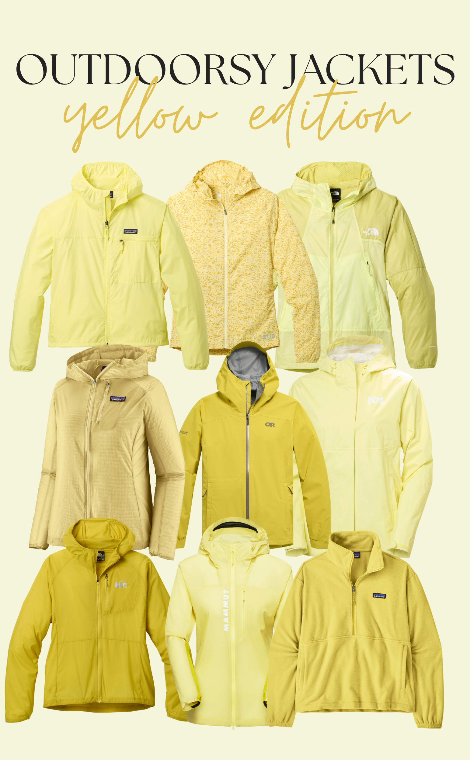 Outdoorsy Jackets: Yellow Edition 💛🌞

yellow hiking jacket, outdoorsy jackets, hiking jacket women, waterproof jacket, lightweight rain jacket, hiking clothes, outdoor gear, women's hiking outfit, adventure outfit, national park style, camping outfit, mountain outfit, outdoor essentials  

 #LTKootd #LTKActive #LTKTravel