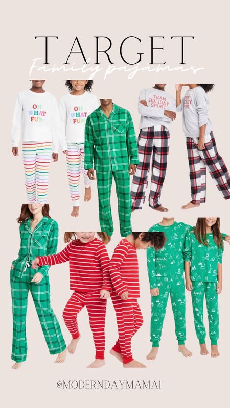 Target matching family pajamas 

#LTKstyletip #LTKSeasonal #LTKHolidaySale