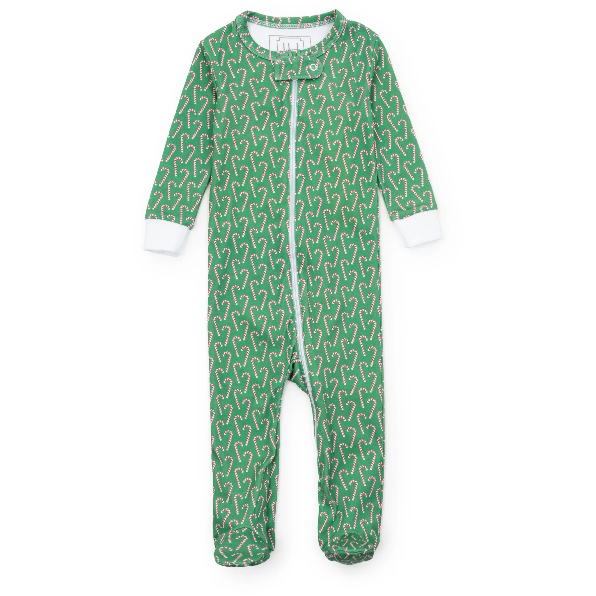 Parker Zipper Pajama - Candy Cane Lane | Lila and Hayes