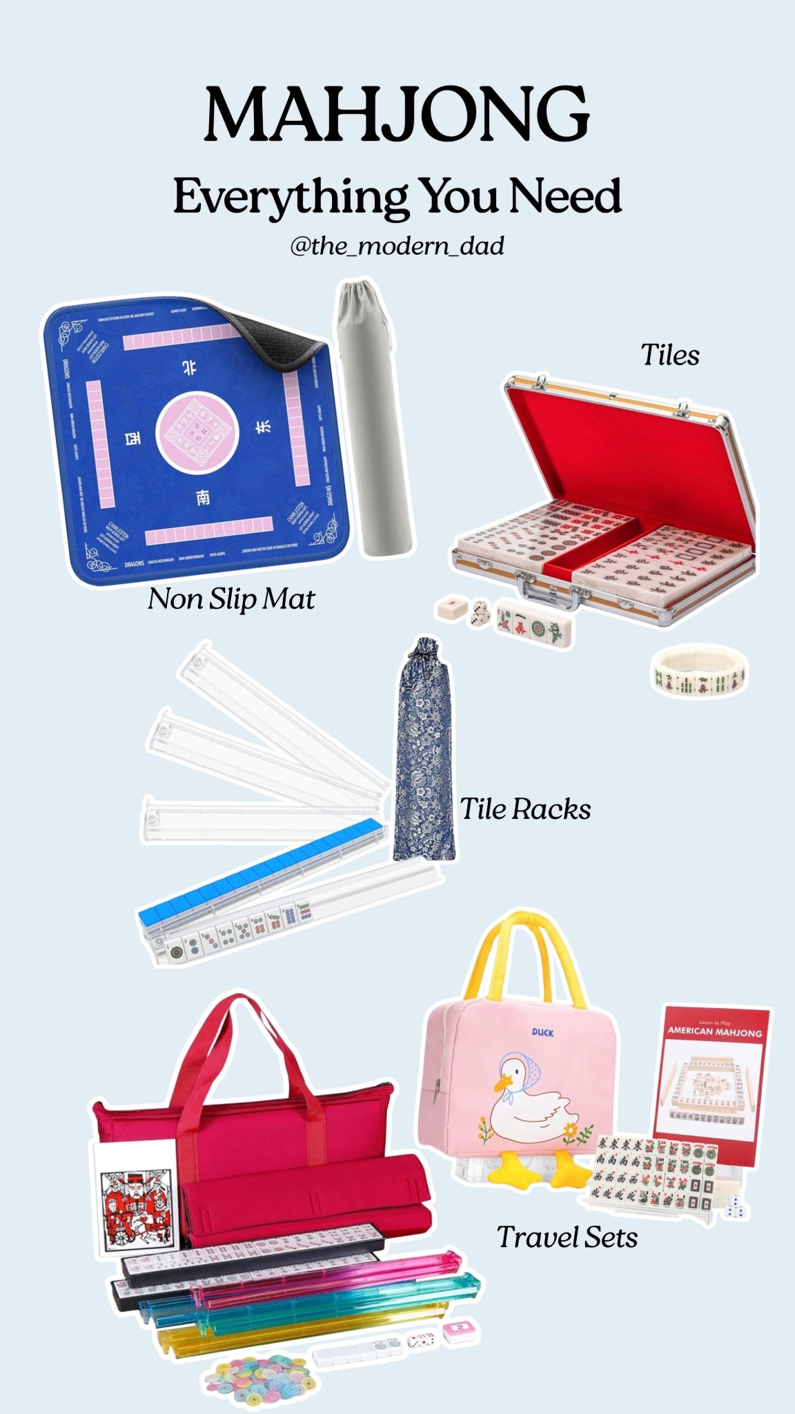 I love how many people have been asking about Mahjong lately, so I’ve put together a list of everything you need to get started! 

#LTKGames #LTKstarterpack
