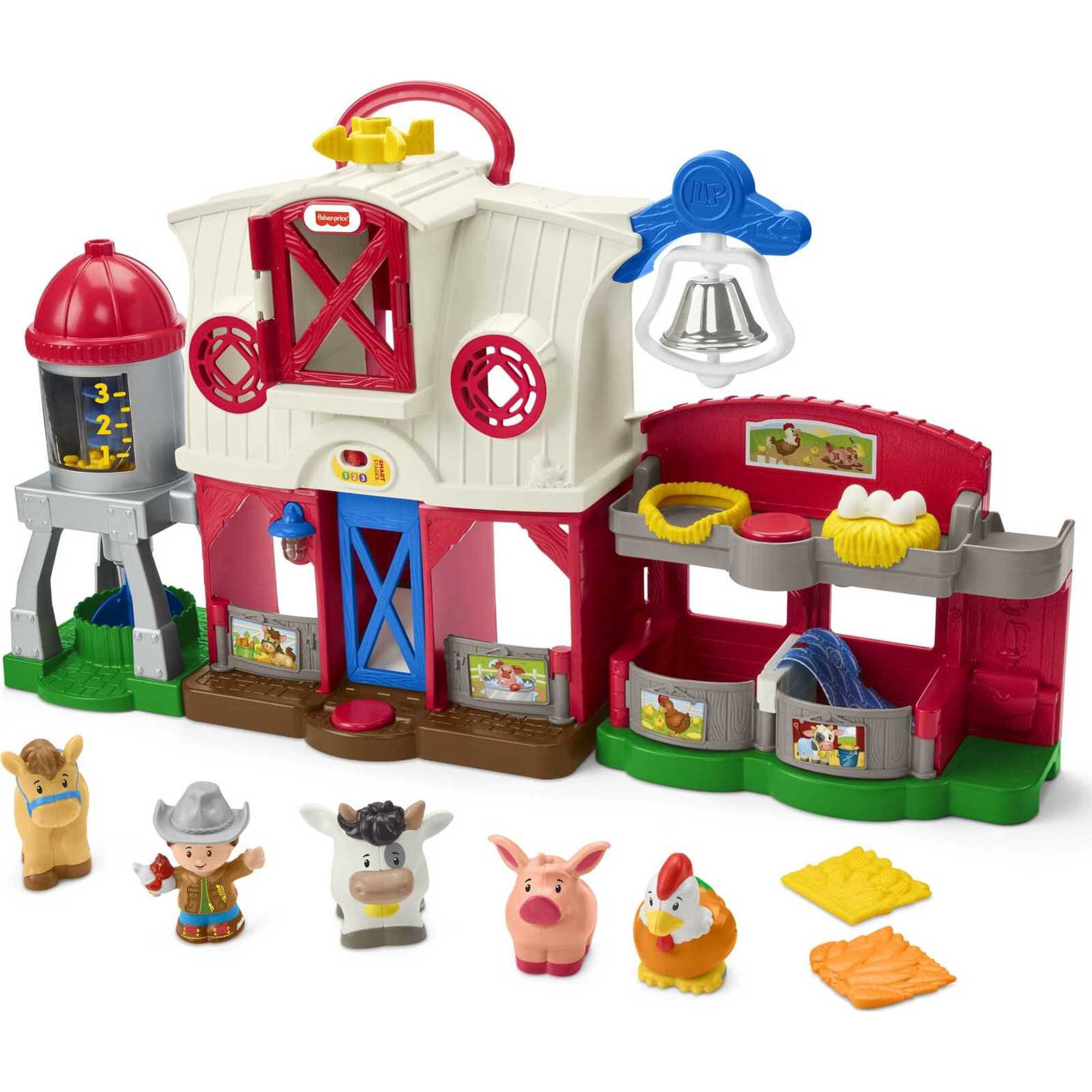 Fisher-Price Little People Caring for Animals Farm Playset Electronic Toddler Learning Toy - Walm... | Walmart (US)