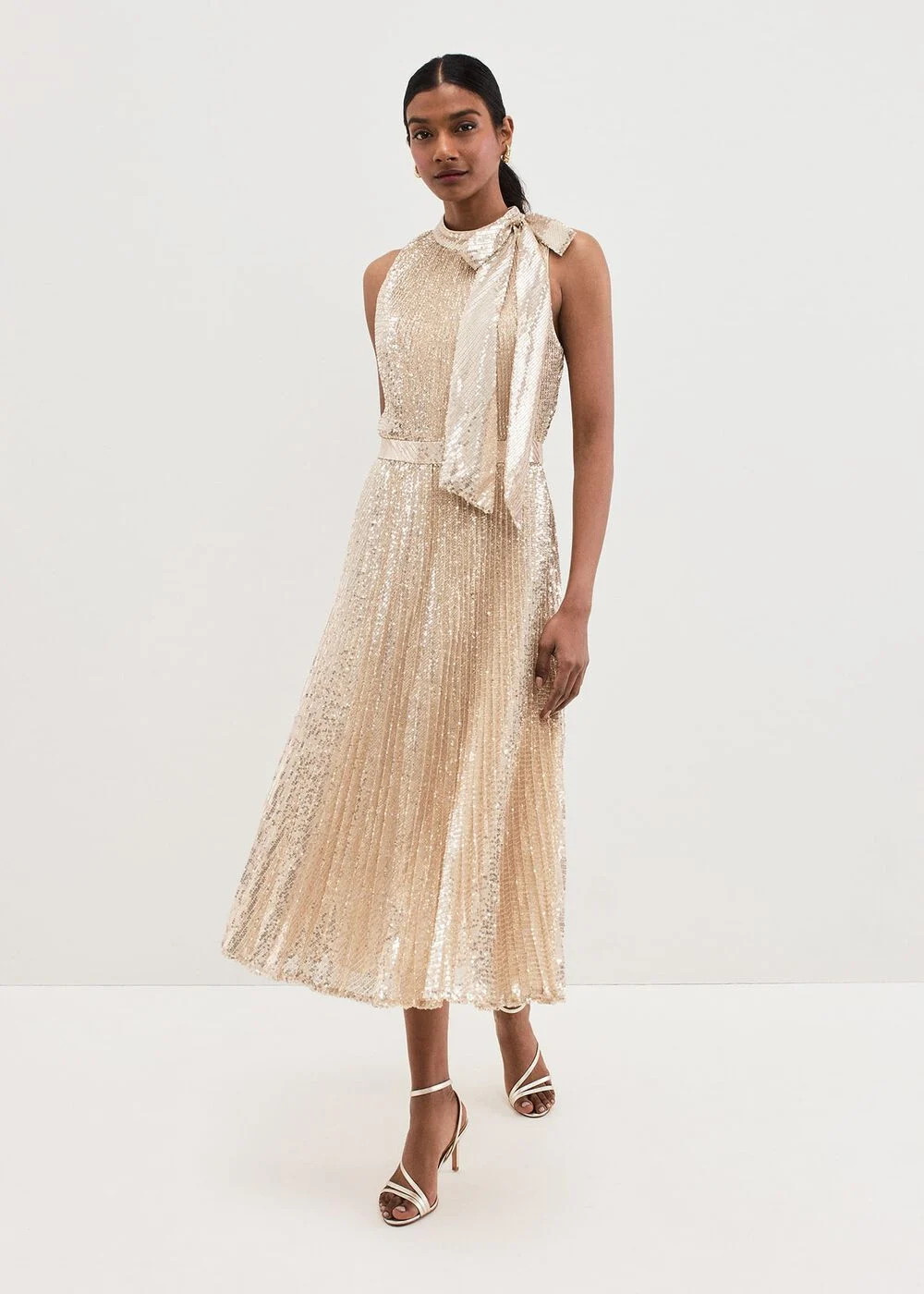Sammy Silver Sequin Dress | Phase Eight UK | | Phase Eight