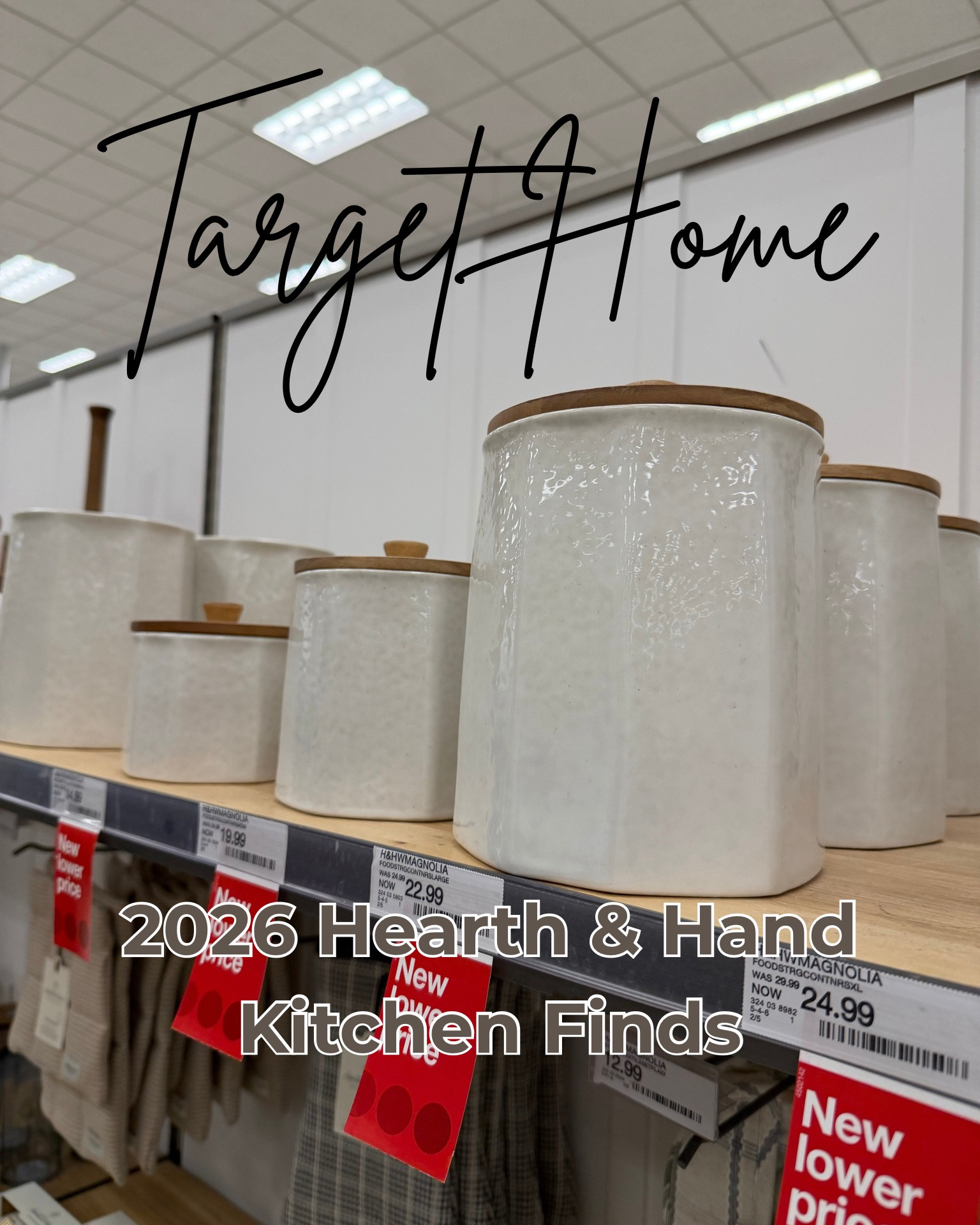 2026 Hearth & Hand Kitchen Drop is HERE 🤎

I strolled the aisles of Target this week and the new 2026 Hearth & Hand kitchen collection is SO good.

The textures. The neutrals. The classic Magnolia feel. It’s giving elevated everyday kitchen.

My top favorites:
• The ceramic kitchen sink caddy (finally… functional AND aesthetic)
• The ceramic fluted mugs (the detail is chef’s kiss)
• The ceramic kitchen canisters (these look high-end boutique level)

Everything feels timeless, cozy, and expensive without the price tag. These are the kind of staples that won’t go out of style next season.

If you love that clean, McGee-inspired, organic kitchen vibe… run. These pieces will not sit on shelves long.

All linked here before they sell out 🤍

#hearthandhand #targethome #magnoliastyle #ltkcreator #neutralhome #kitcheninspo #targetfinds #cozykitchen


#LTKmorningroutine #LTKHome #LTKSaleAlert