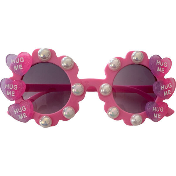 Hug Me Pink Cami Flower Sunnies, Pink - Mila's Sunny World Sunglasses | Maisonette | Maisonette