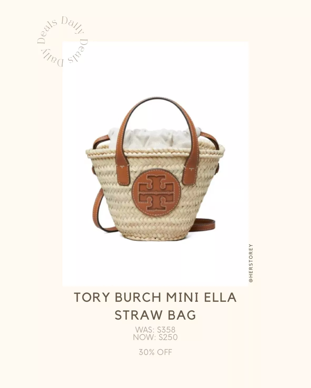 Shop Tory Burch Large Ella Straw Basket Tote