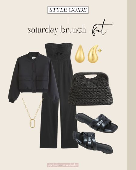 Black on black winter to spring Saturday brunch transition outfit inspiration! 

#LTKitbag #LTKshoecrush #LTKstyletip