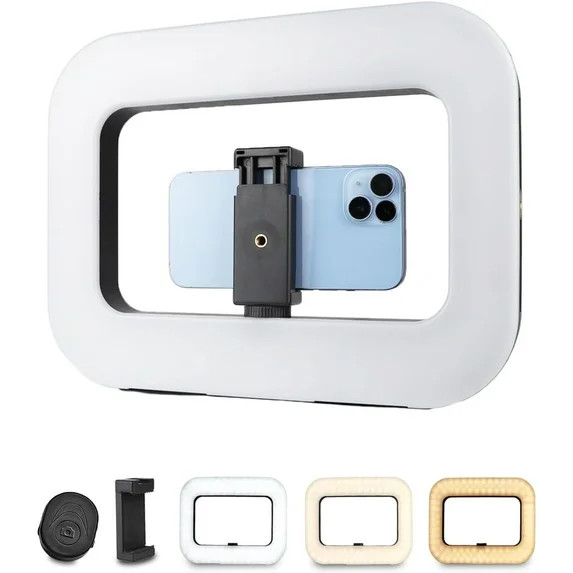 Smartphone Video Rig with Light, Handheld Ring Selfie Light Kit, LED Mobile Video Stabilizer with... | Walmart (US)