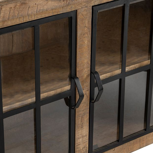 Rustic Industrial Farmhouse 2 Door Cabinet | SHIPS FREE | Antique Farm House