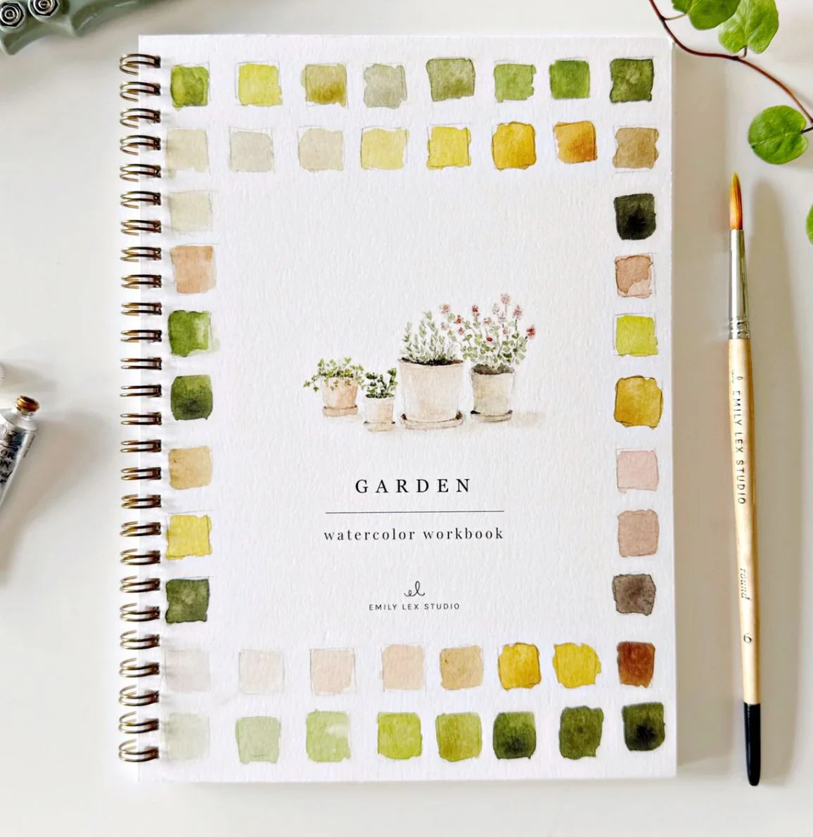 Watercolor Workbook - Garden | The Horseshoe Crab