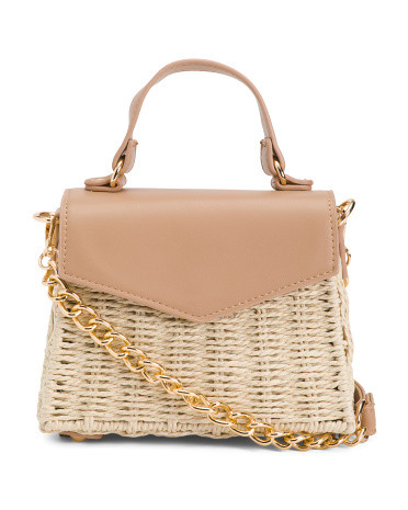 Straw Envelope Flap Crossbody | TJ Maxx