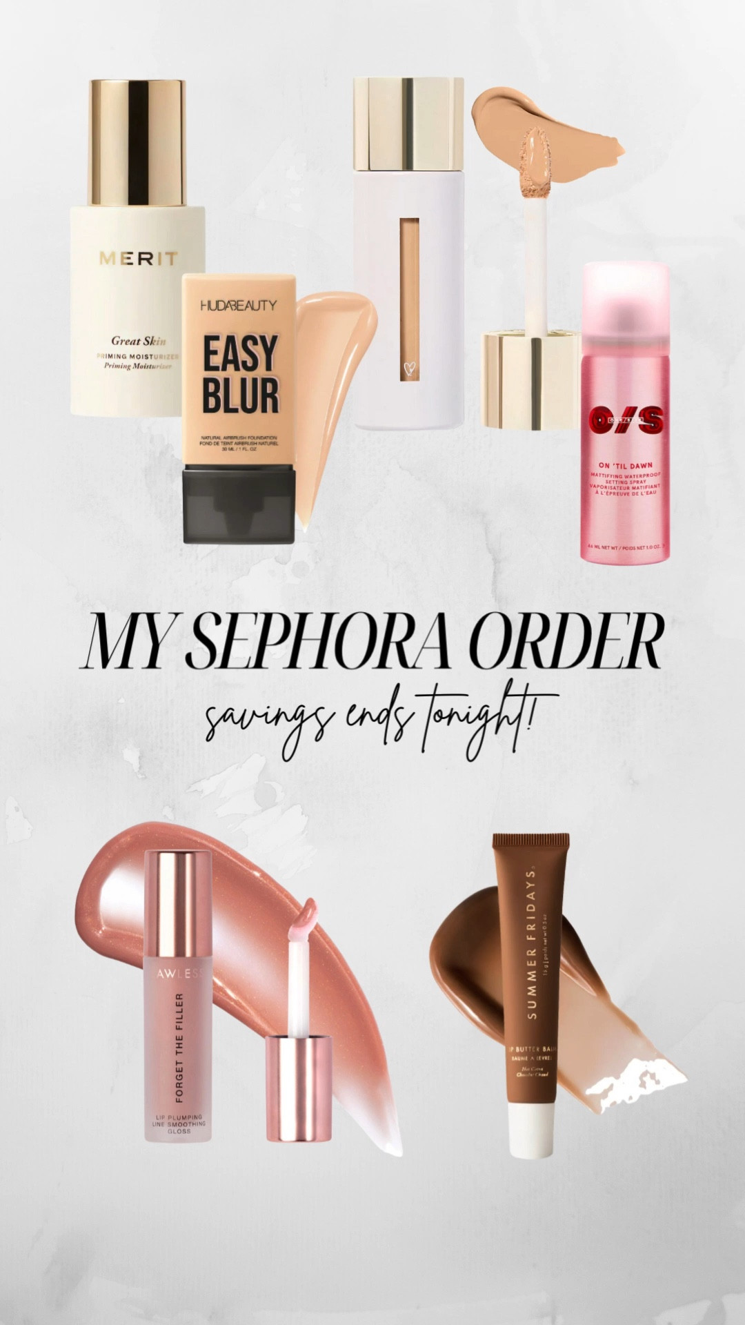 Grabbed some foundations and concealers with niacinamide and hyaluronic acid for plumping and even skin tone! Plumping lip glosses and butter balms and some moisturizers and setting spray. 

#LTKBeauty #LTKCyberWeek #LTKGiftGuide