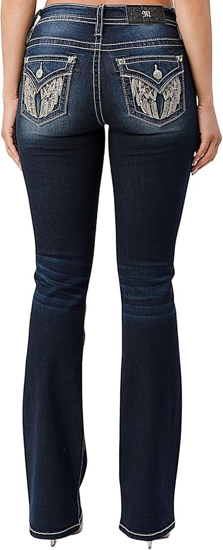 Miss Me Women's Embroidered Bootcut Jeans | Amazon (US)