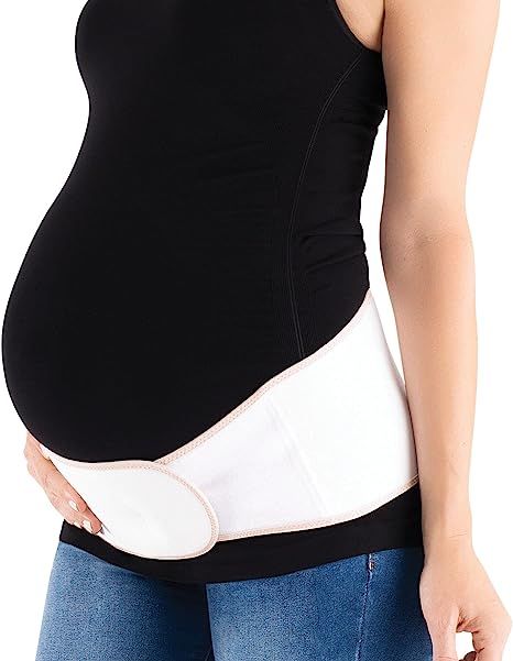 Belly Bandit - Upsie Belly Pregnancy Support Band, Relieves Back Strain During Pregnancy, Cream, ... | Amazon (US)