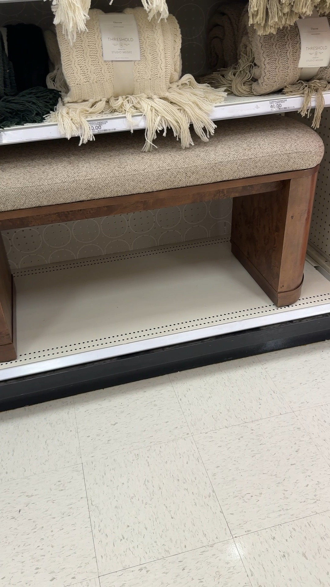 This Studio McGee Threshold bench is really stunning in person! 😍 Check your app for Target Circle deals!