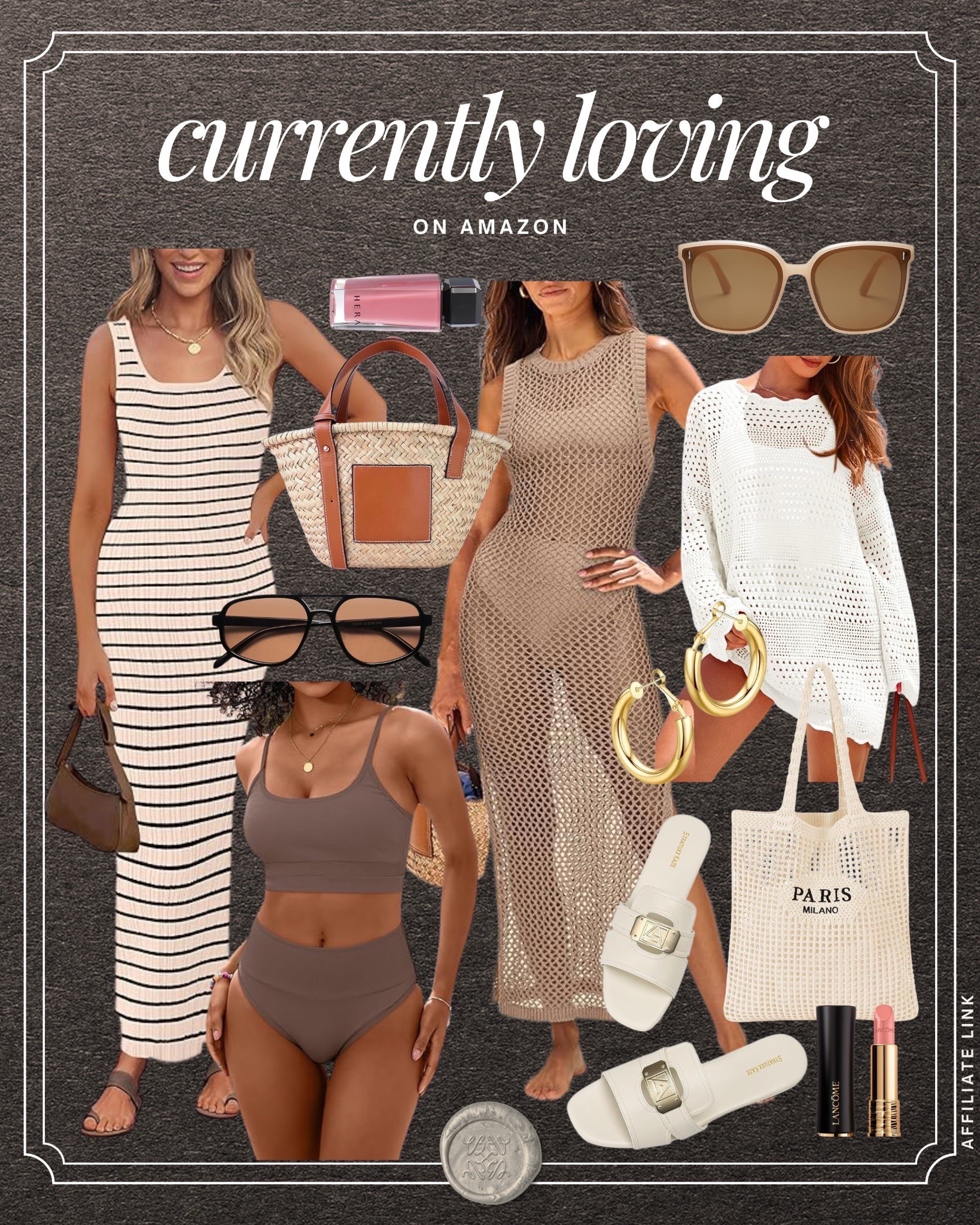 Currently loving all things resort-ready ☀️ From breezy knit cover-ups to chic swimsuits and statement sunnies, these Amazon finds are perfect for your next vacation—or just channeling getaway vibes from home. Everything’s affordable, stylish, and totally wearable all summer long. Linking it all on LTK 🌴🧳

#AmazonFashion #SummerStyle #ResortWear #VacationOutfits #LookForLess #AmazonFinds #SummerFashion #AmazonStyle #BeachOutfits #ResortStyle #VacationStyle #TravelOutfits #LTKResortWear #AffordableStyle #AmazonResortWear #ChicOnABudget #WarmWeatherStyle #LTKUnder50 #DesignerInspiredLooks #CurrentlyLoving

#LTKSwim #LTKStyleTip #LTKFindsUnder50 

#LTKBeauty #LTKSeasonal