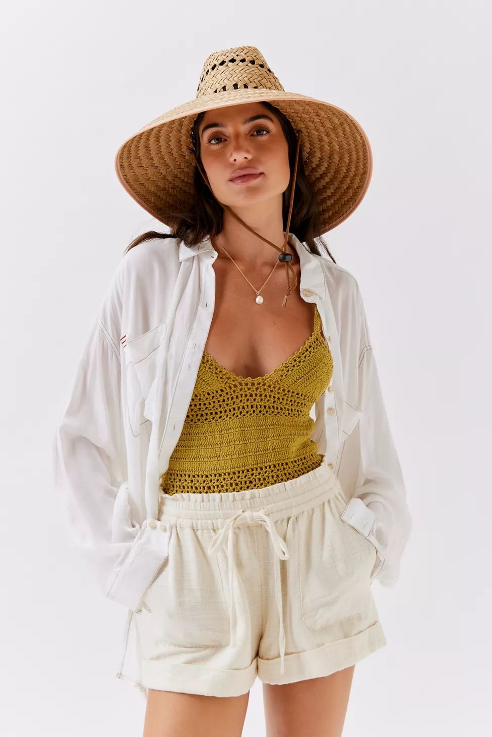 UO Mya Linen Short | Urban Outfitters (US and RoW)