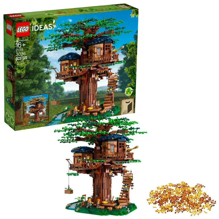 LEGO Ideas Tree House 21318, Model Construction Set for 16 Plus Year Olds with 3 Cabins, Intercha... | Walmart (US)