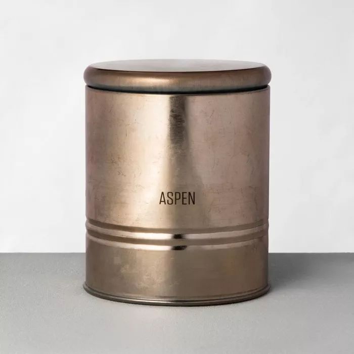 Holiday Tin Candle Aspen - Hearth & Hand™ with Magnolia | Target