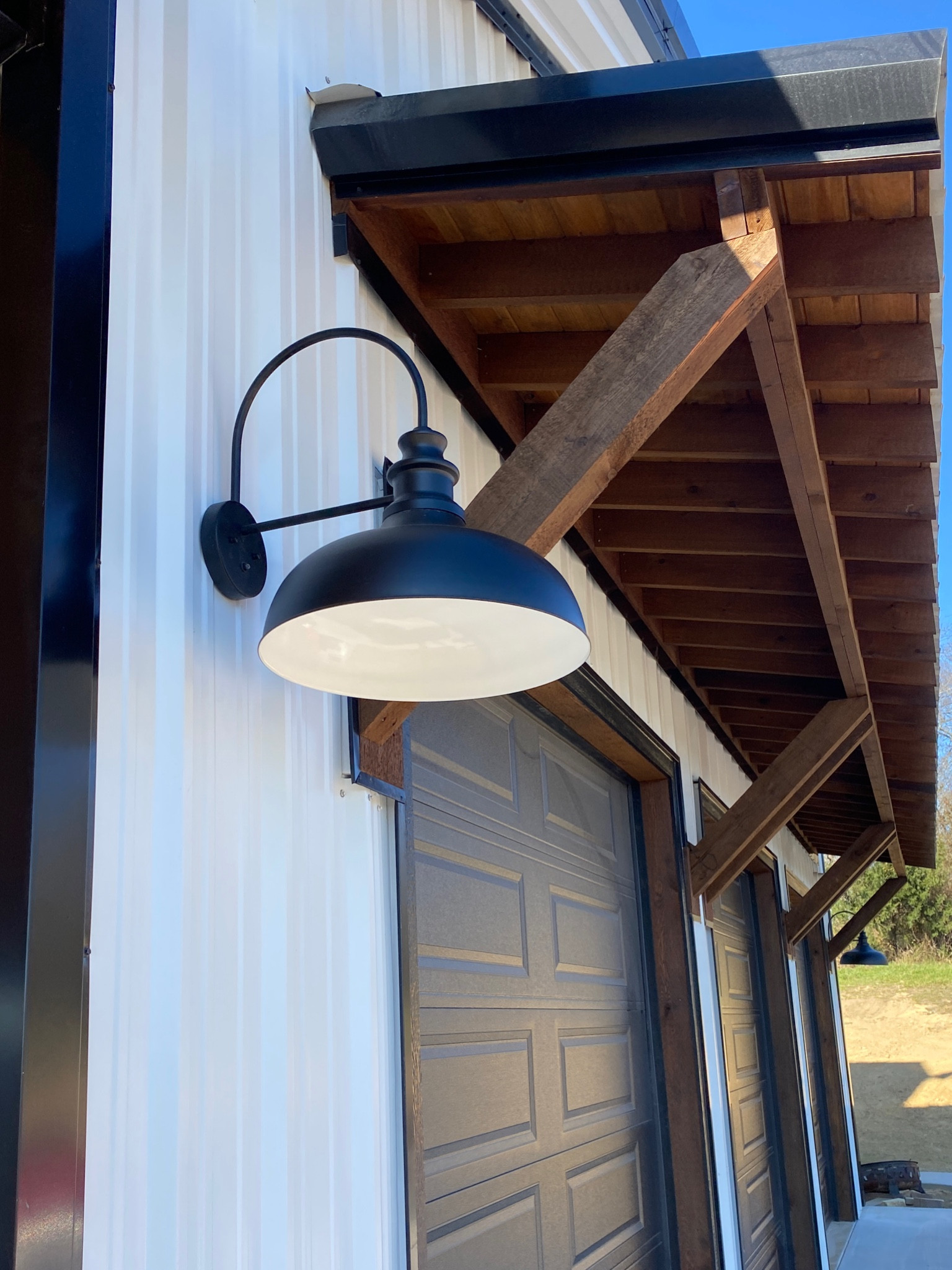 These beautiful barn lights were perfect for our exterior garage lights. They are oversized and provide tons of light  

#LTKhome