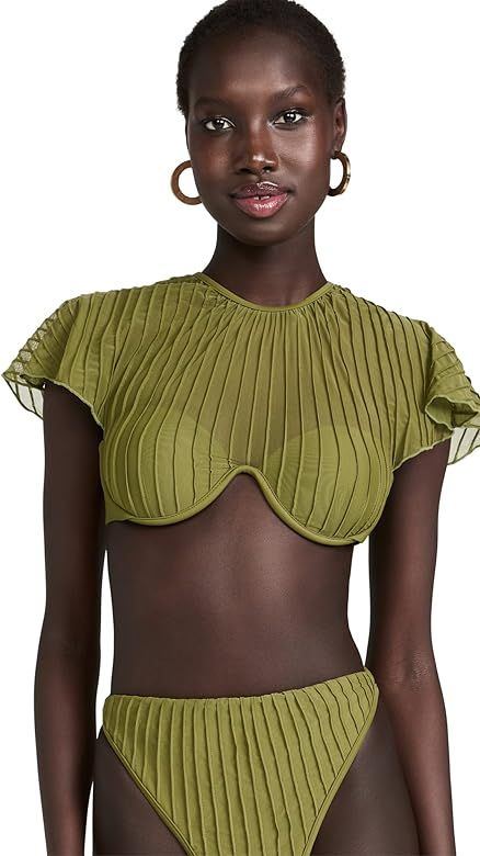 Andrea Iyamah Women's Gara Bikini Top | Amazon (US)